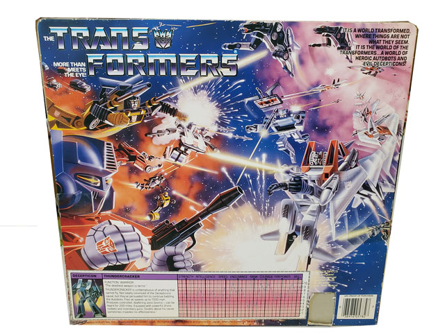 Thundercracker Seeker Jet Vintage Transformers G1