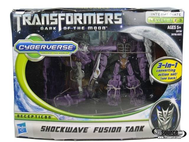 Cyberverse Shockwave and Fusion Tank | Transformers 3 Dark of the Moon DOTM