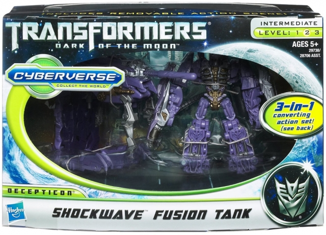 Cyberverse Shockwave and Fusion Tank | Transformers 3 Dark of the Moon DOTM
