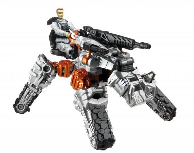 Basic Class Human Alliance Major Tungsten with Thunderhead | Transformers 3 Dark of the Moon DOTM