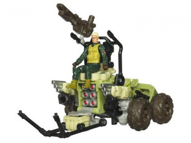 Basic Class Human Alliance Private Dedcliff with Sandstorm | Transformers 3 DOTM Dark of the Moon