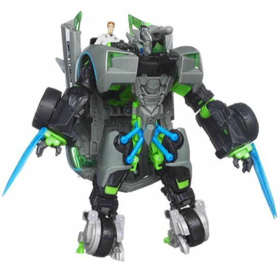 Deluxe Class Human Alliance Flash Freeze Assault Sideswipe with Sergeant Chaos and Icepick | Transformers 3 Dark of the Moon DOTM