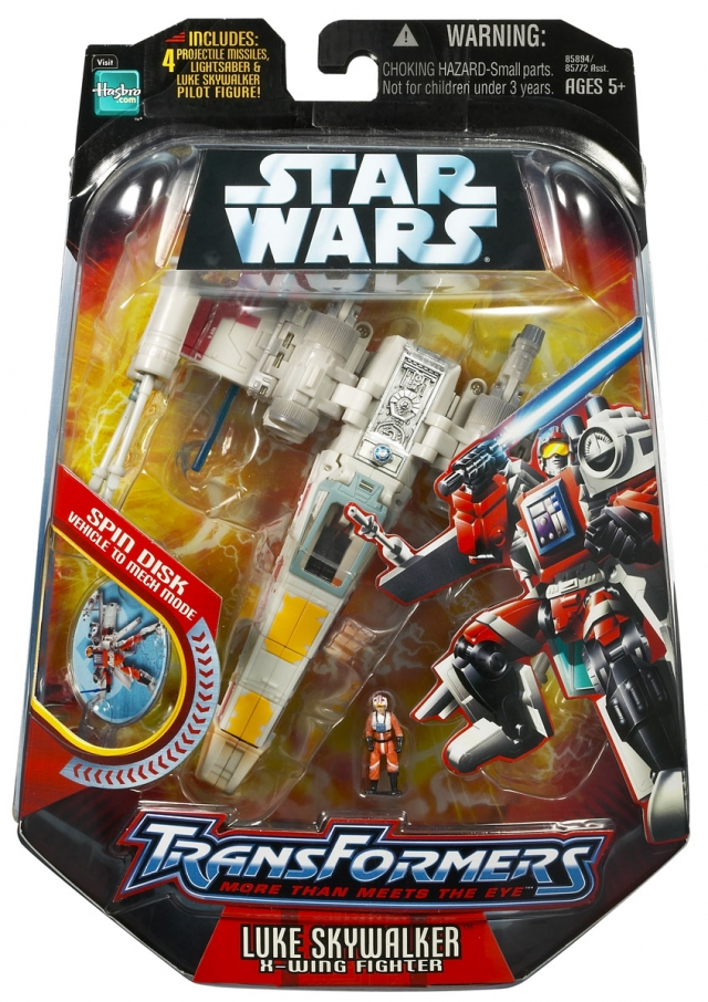Luky Skywalker X-Wing Fighter | Star Wars Transformers Crossover