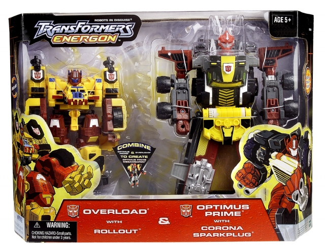 Leader Class Optimus Prime and Overload | Transformers Energon