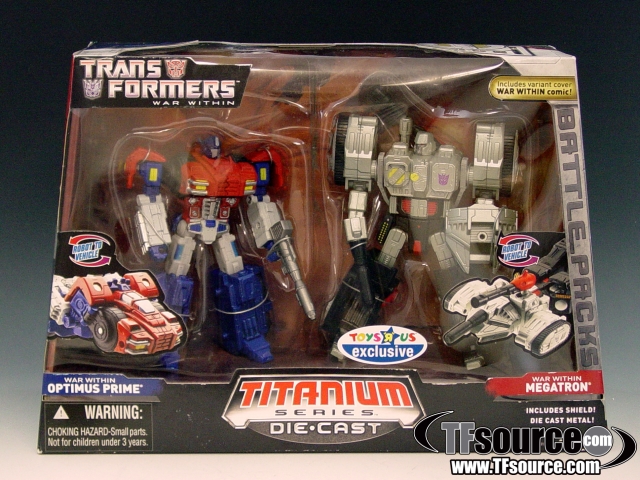 Optimus Prime vs Megatron War Within 6-Inch | Transformers Titanium Cybetron Heroes