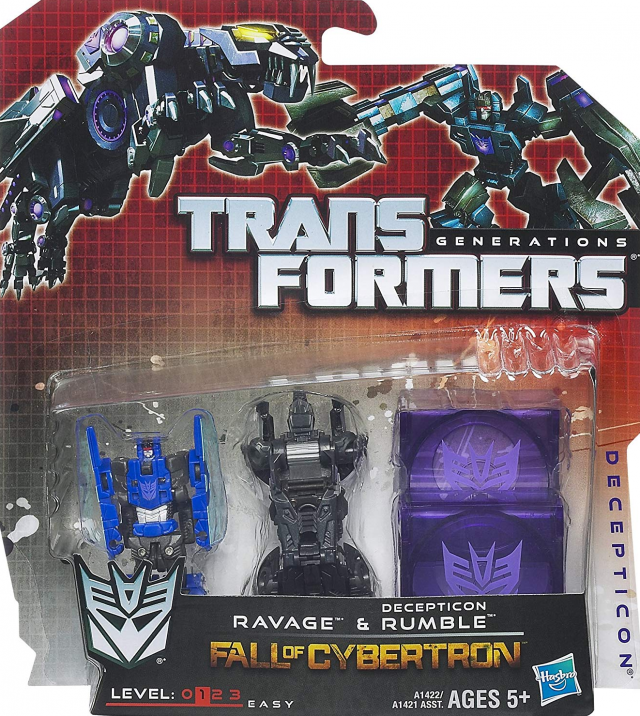 Rumble and Ravage Legends Class | Transformers Generations Fall of Cybertron