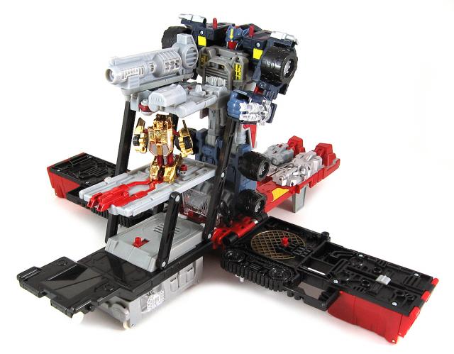 Powerlinx Optimus Prime and Corona Sparkplug Mini-Con Super Class | Transformers Armada