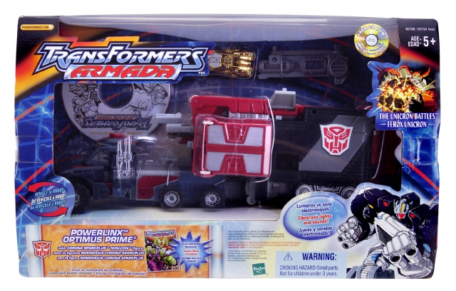 Powerlinx Optimus Prime and Corona Sparkplug Mini-Con Super Class | Transformers Armada