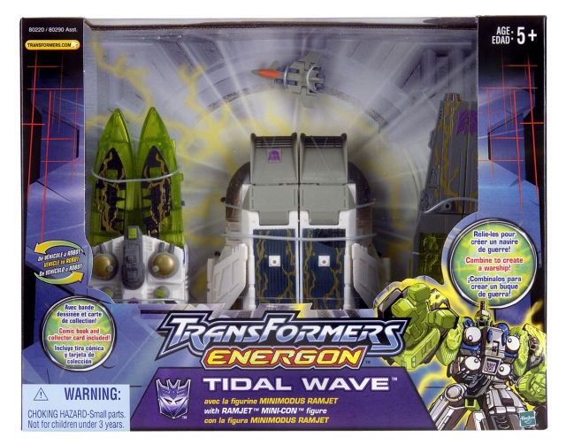 Ultra Class Tidal Wave and Mini-Con Ramjet | Transformers Energon