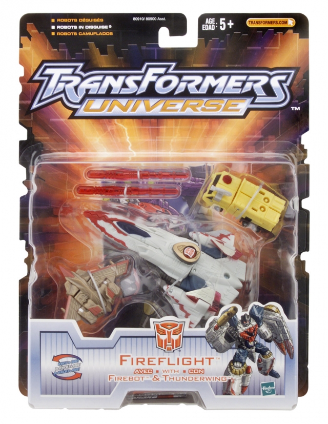 Deluxe Class Fireflight with Firebot and Thunderwing | Transformers Universe