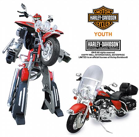 Harley-Davidson FLHRC Racing Classic 1/8 Scale | Transforming Roadbots Happy Well