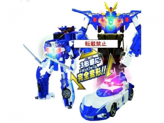 G01 Kenzan Samurai Police Car | Transformers Go! EG Collection