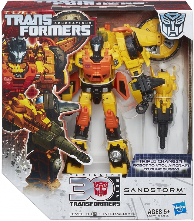 Voyager Class Sandstorm | Transformers Generations Thrilling 30