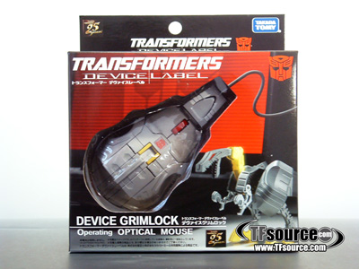 Grimlock Transforming Laser Mouse | Transformers Device Label