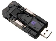 Ravage Transforming USB Flash Memory 2GB | Transformers Device Label