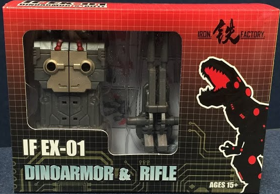 IF-EX01 Dinoarmor and Rifle Set for FOC Voyager Grimlock | Iron Factory | Upgrade Kit