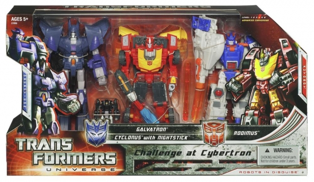 Challenge at Cybertron 3-Pack | Transformers Universe