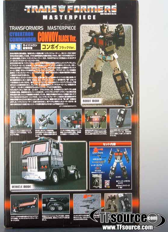 MP-01B Black Convoy Optimus Prime | Transformers Masterpiece
