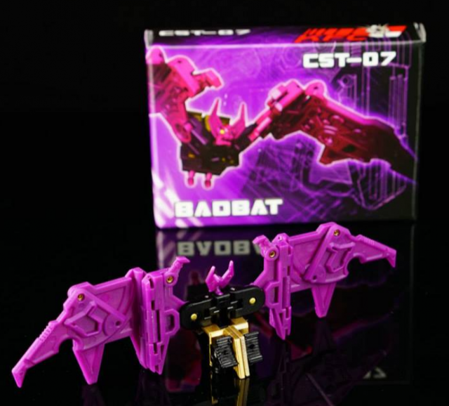 CST-07 Badbat and Black Badbat Set of 2 Gold Radar Version | Kfc Keiths Fantasy Club | Upgrade Kit