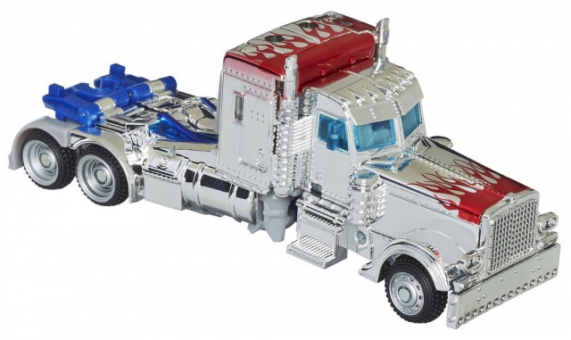 Voyager Class Silver Knight Optimus Prime & Grimlock | Transformers 4 Age of Extinction AOE