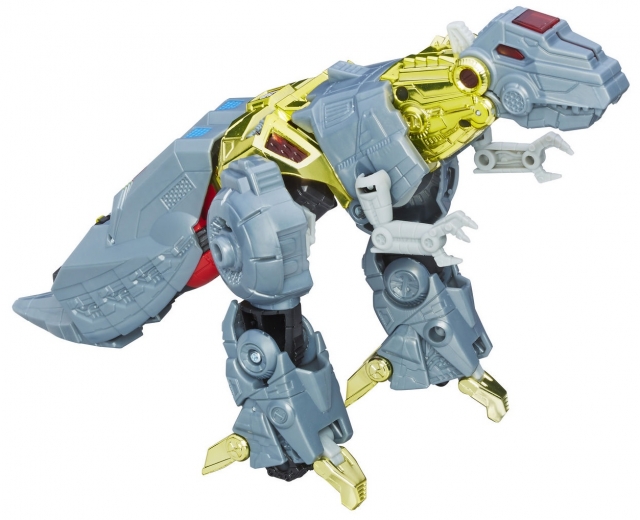 Voyager Class Silver Knight Optimus Prime & Grimlock | Transformers 4 Age of Extinction AOE