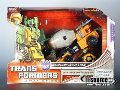 Voyager Class Decepticon Heavy Load with Drill Bit Mini-Con | Transformers Universe