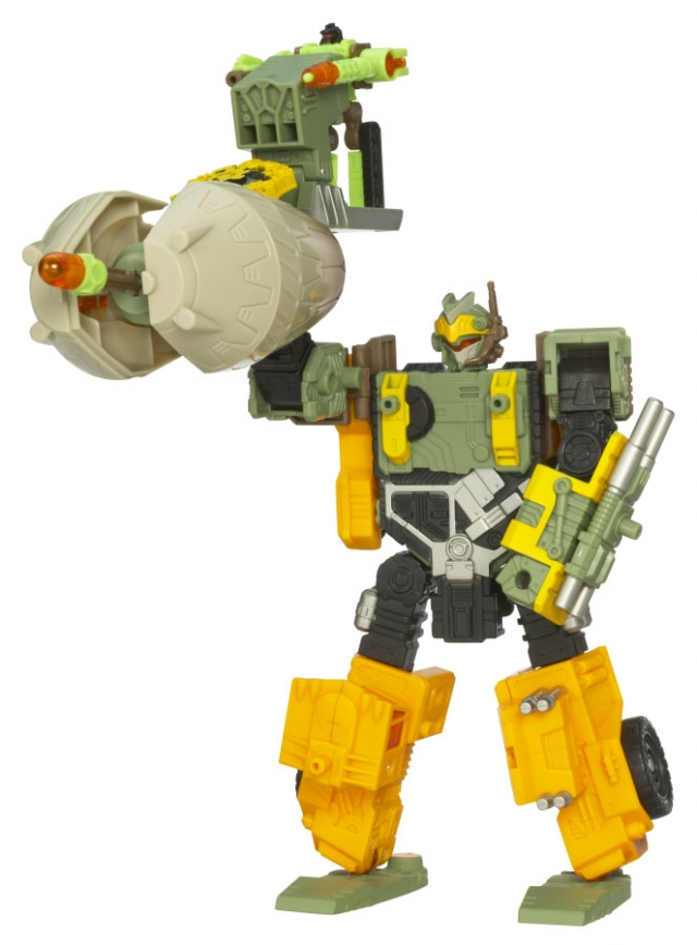 Voyager Class Decepticon Heavy Load with Drill Bit Mini-Con | Transformers Universe
