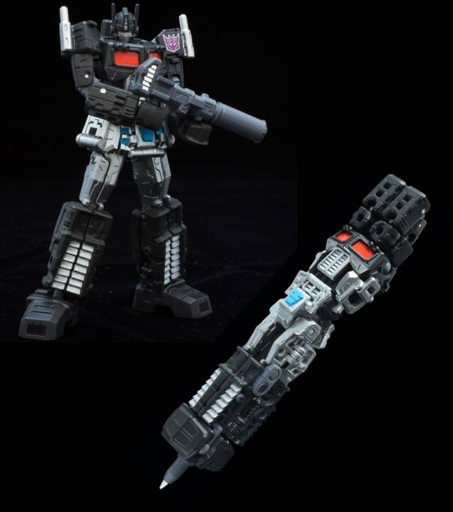 Optimus Prime Black Version Black Convoy Transforming Pen | Transformers Sentinel