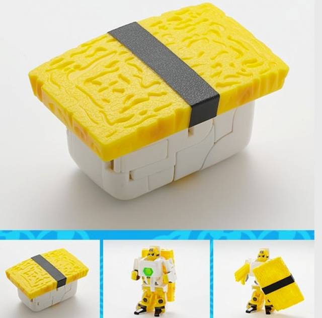 S-03 Tamago | Transforming Sushi | Osushi Sentai Sharida Takara Tomy Arts
