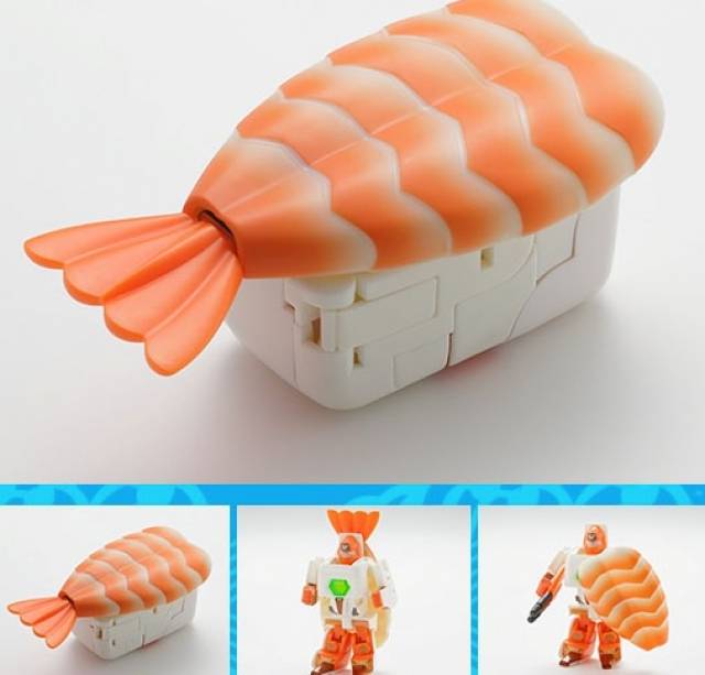 S-02 Ebisu | Transforming Sushi | Osushi Sentai Sharida Takara Tomy Arts