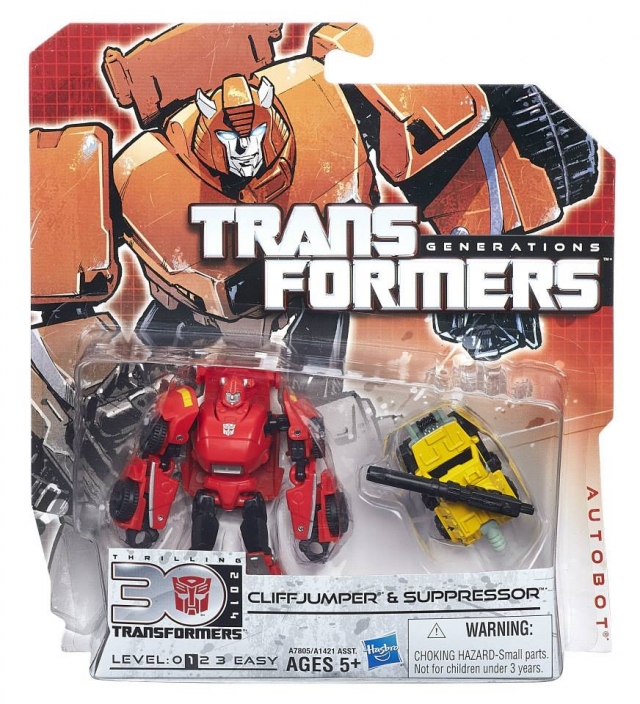 Legends Class Cliffjumper and Suppressor | Transformers Generations Thrilling 30
