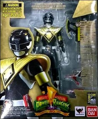 Armored Black Ranger SDCC Exclusive S.H. Figuarts | Bandai Tamashii Nations | Power rangers