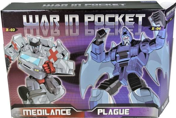 X03 Medilance and X04 Plague Set of 2 | DX9 Toys War in Pocket