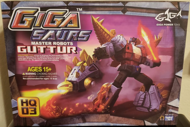 HQ-03 Guttur Metallic Version | GigaPower Gigasaurs