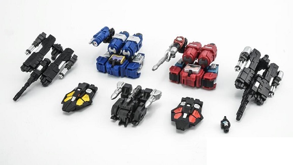 IF-EX03S Scouts and Sniper Set of 5 Figures | Iron Factory