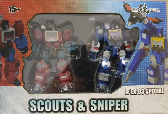 IF-EX03S Scouts and Sniper Set of 5 Figures | Iron Factory