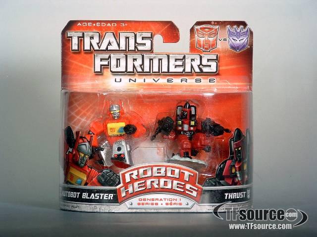 Blaster vs Thrust | Transformers Robot Heroes
