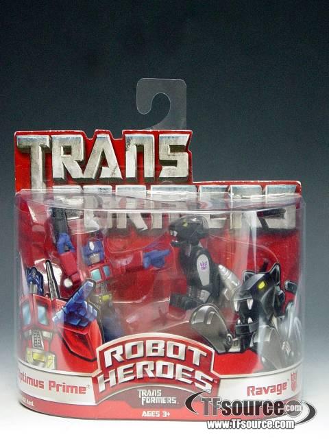 Optimus Prime vs Ravage | Transformers Robot Heroes