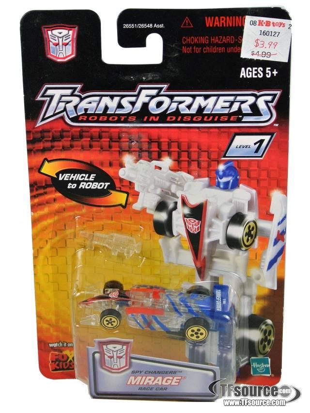 Mirage Clear Version Exclusive Spychanger | Transformers Robots in Disguise RID