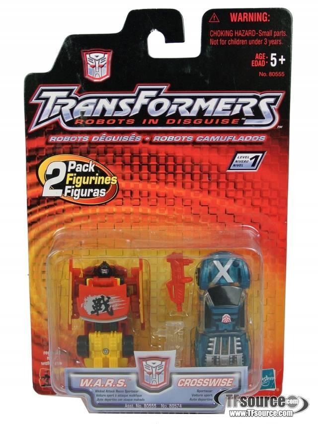 W.A.R.S. and Crosswire 2-Pack Spychanger | Transformers Robots in Disguise RID