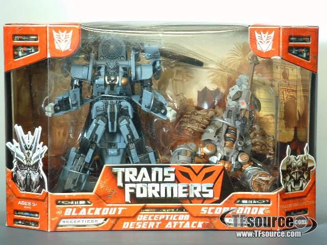 Voyager Class Blackout and Scorponok Decepticon Desert Attack | Transformers the Movie