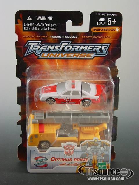 Optimus Prime and Prowl Spy Changer 2-Pack Exclusive | Transformers Universe