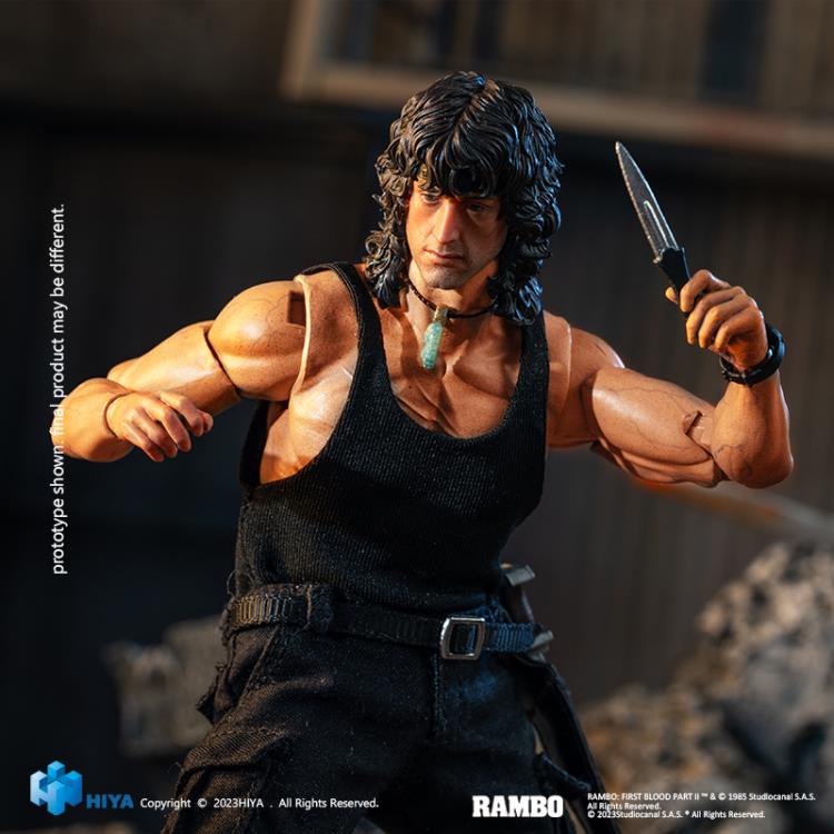 John Rambo 1:12 Scale Exquisite Super | Rambo III | Hiya Toys