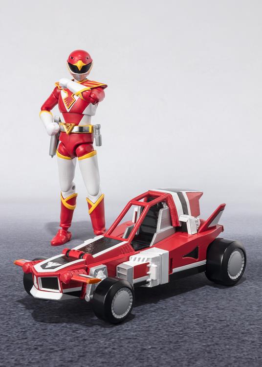 POWER RANGERS CHOJUU Sentai Liveman soft vinyl 5set BANDAI japan Mint