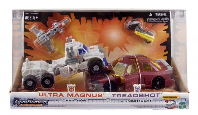 Deluxe Class Ultramagnus and Over-run vs Treadshot and Nightbeat 