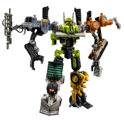Steamhammer with Constructicons Commander 5-Pack | Transformers Generations Power Core Combiners