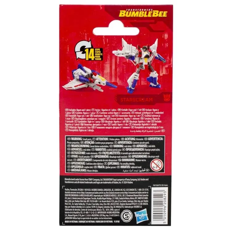 SS-128 Starscream Japanese Version Core Class | Transformers Studio Series | Transformers: Bumblebee