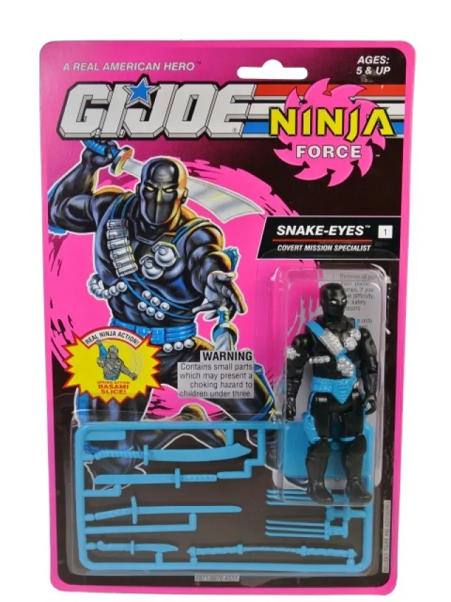 Snake Eyes 3.75-Inch Scale Ninja Force | G.I. Joe A Real American Hero ARAH