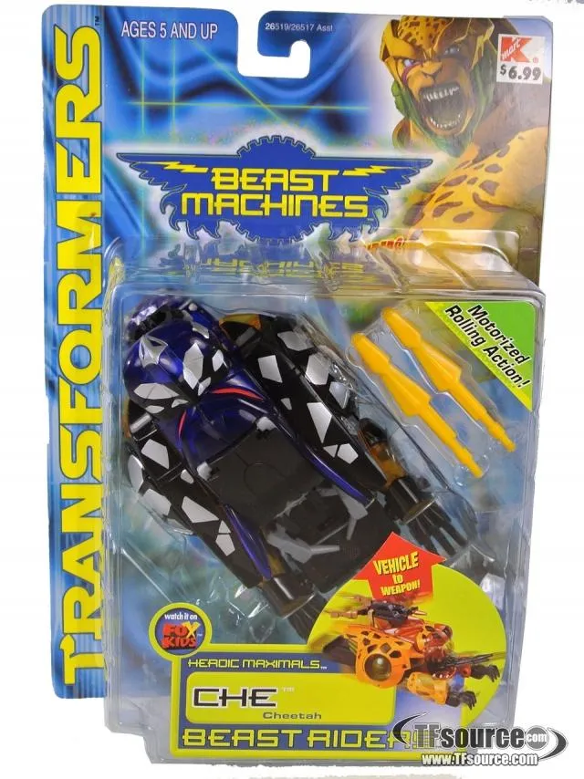 Beast Rider Che Black Version | Transformers Beast Machines