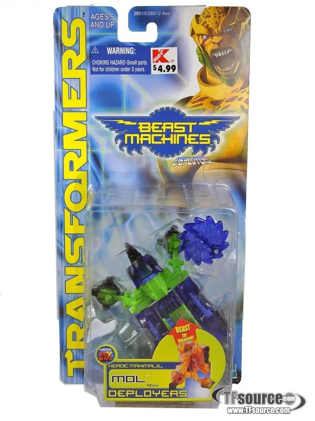 Deployers Mol Blue Version | Transformers Beast Machines